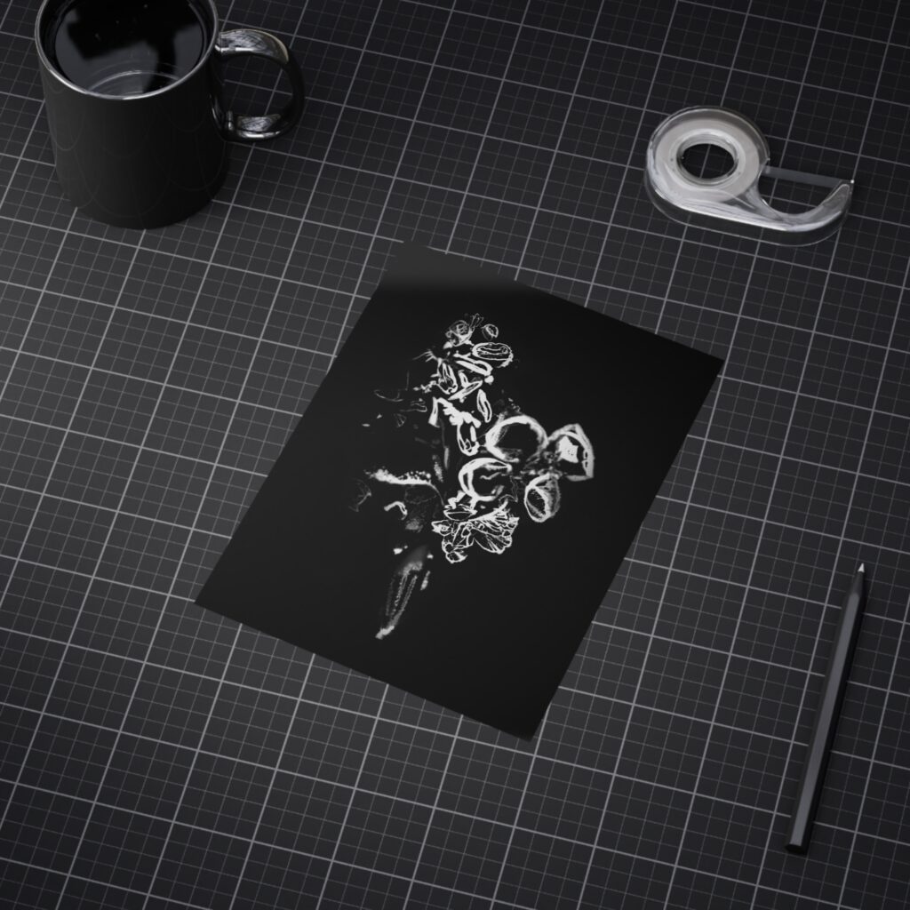 Electrography Flowers Unframed Prints