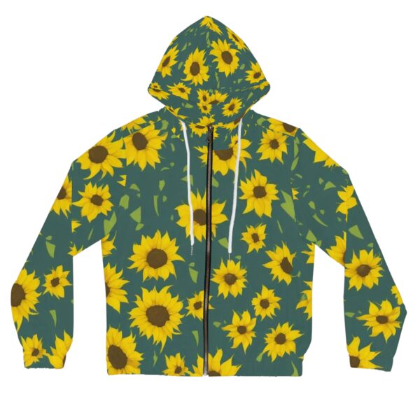 Face the Light Women’s Full-Zip Hoodie (AOP)