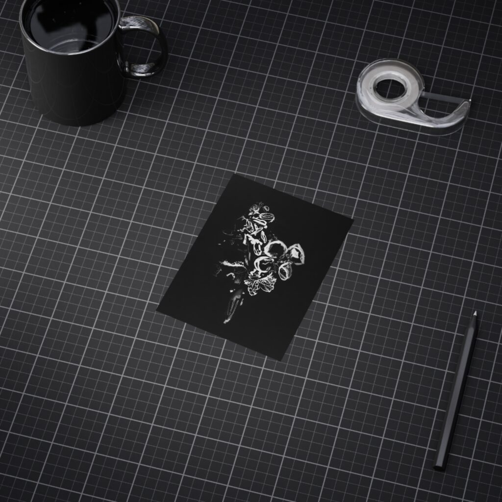 Electrography Flowers Unframed Prints