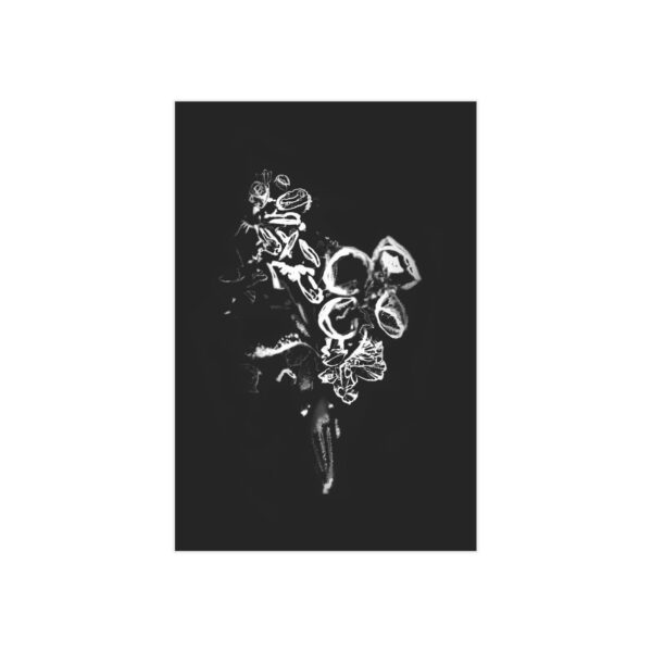 Electrography Flowers Unframed Prints - Image 34