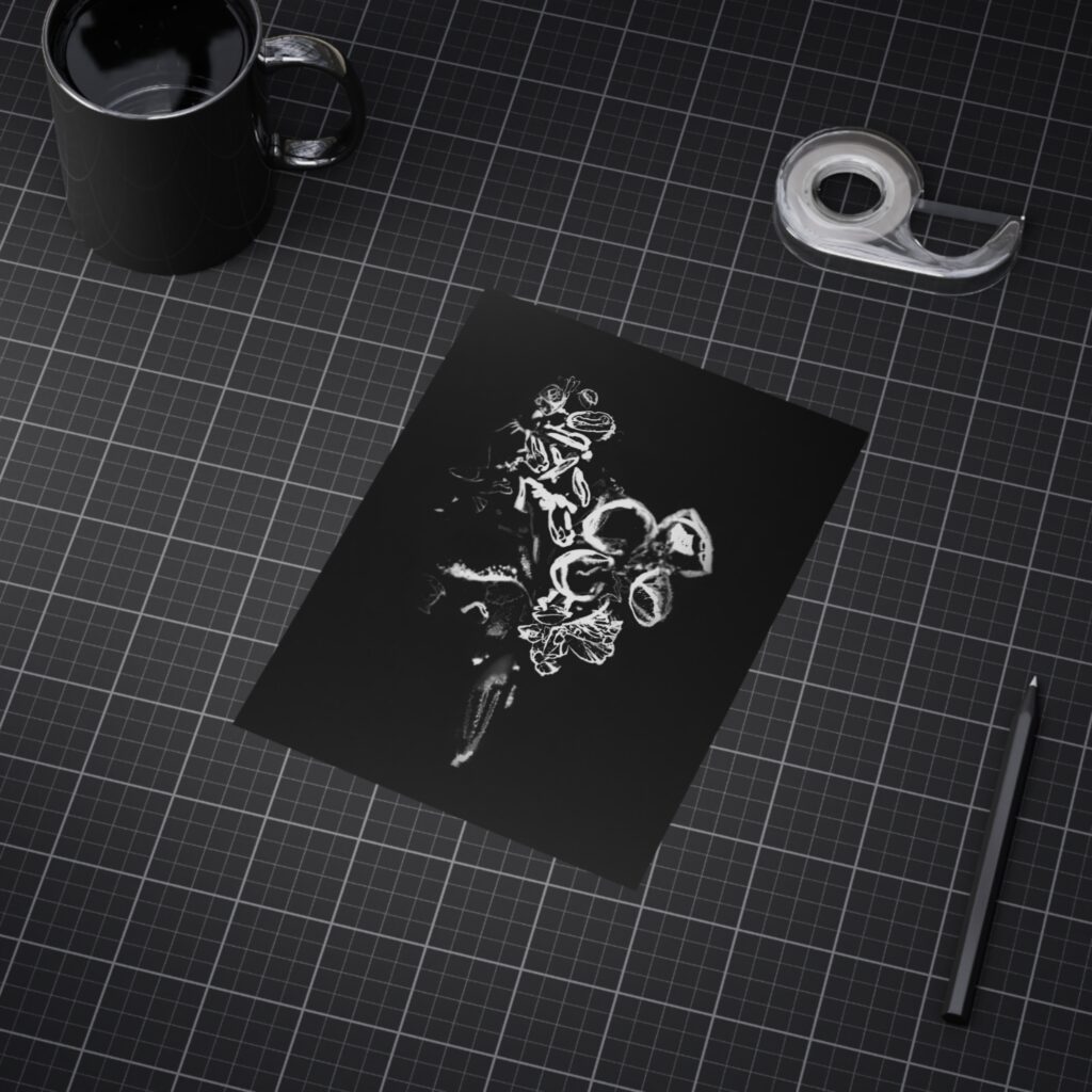 Electrography Flowers Unframed Prints