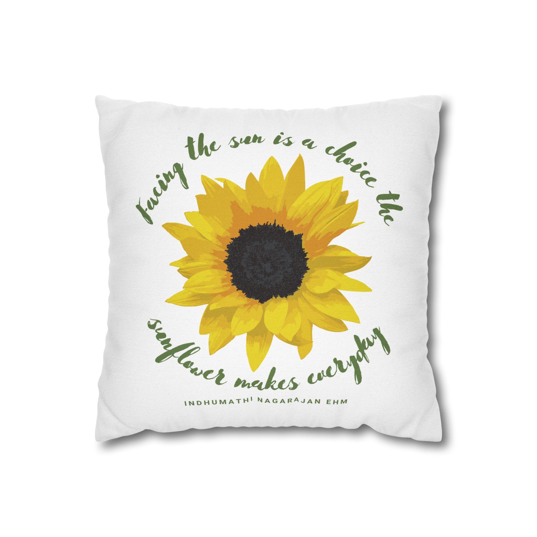 Face the Light Spun Polyester Square Pillow Case - Image 7