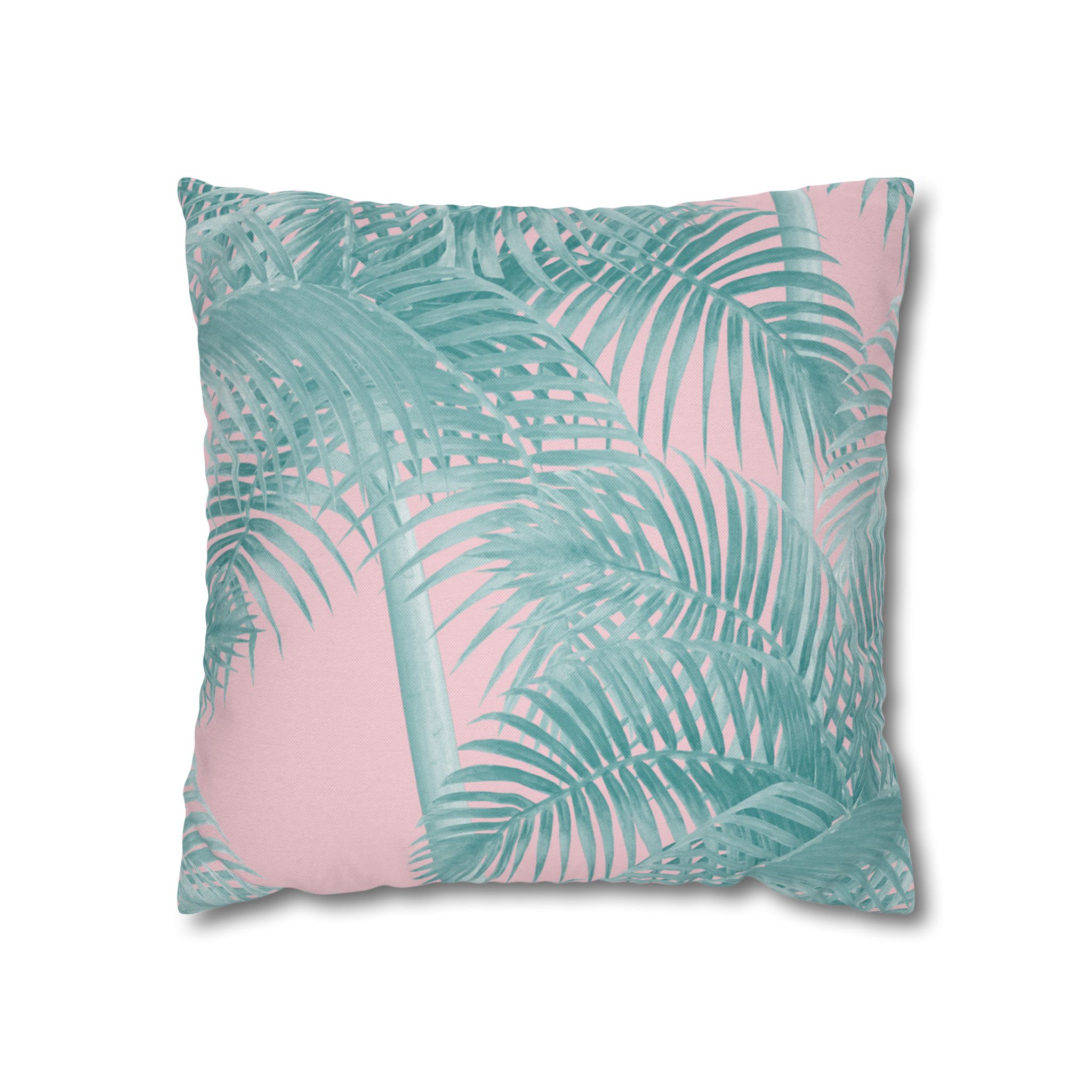 Arranged Image Sunglass Palm Spun Polyester Square Pillow Case - Image 6
