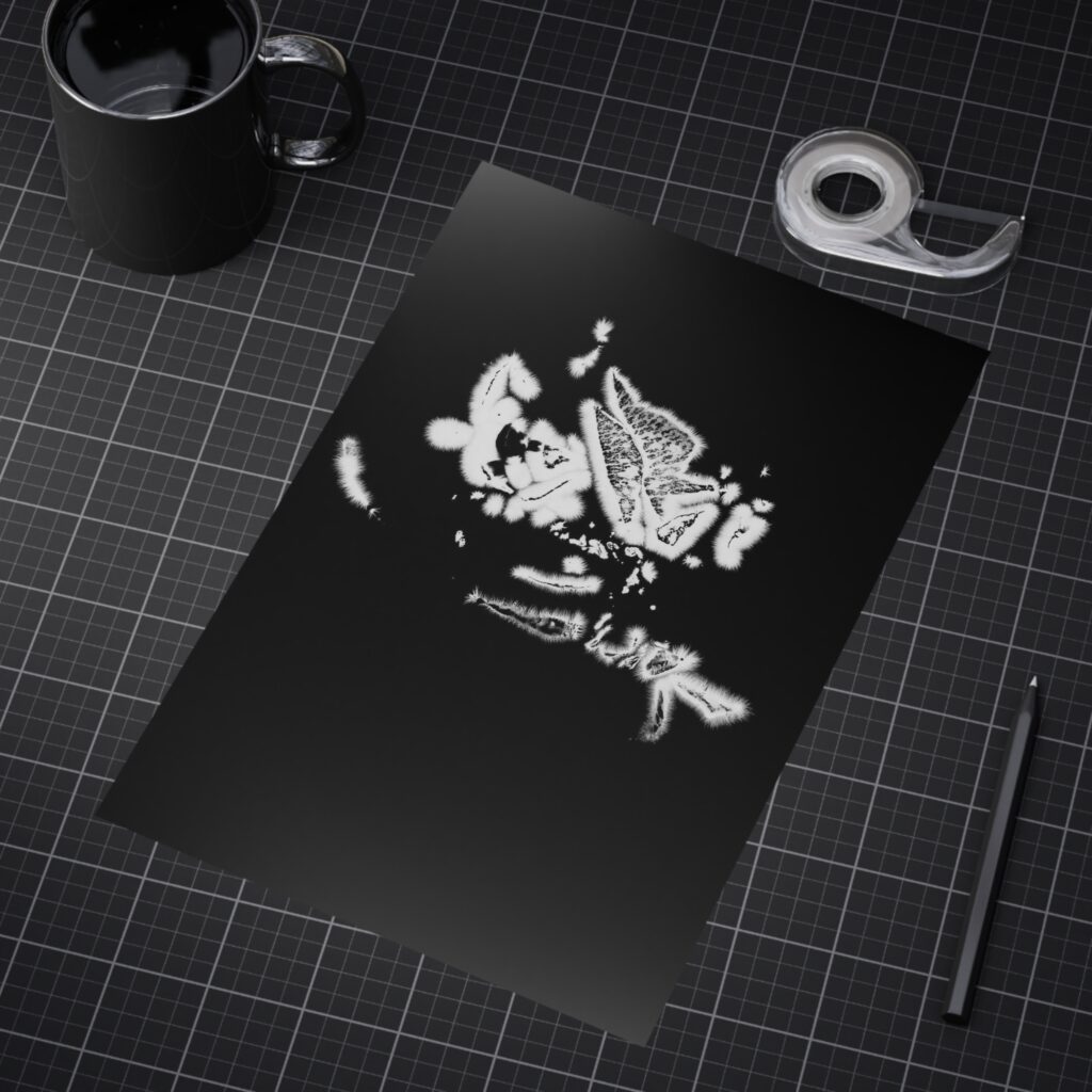 Electrography Rose Unframed Prints