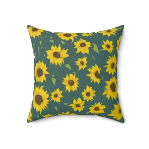 Face the Light Spun Polyester Square Pillow - Image 7
