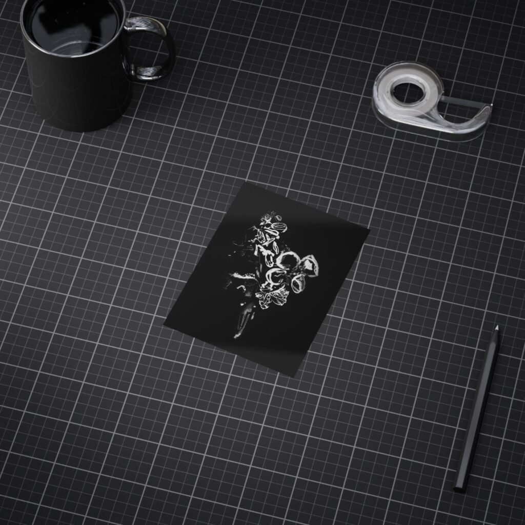 Electrography Flowers Unframed Prints