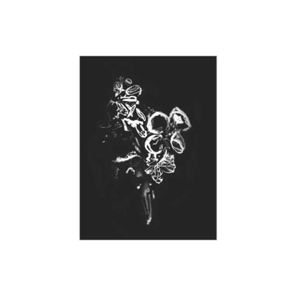 Electrography Flowers Unframed Prints - Image 31