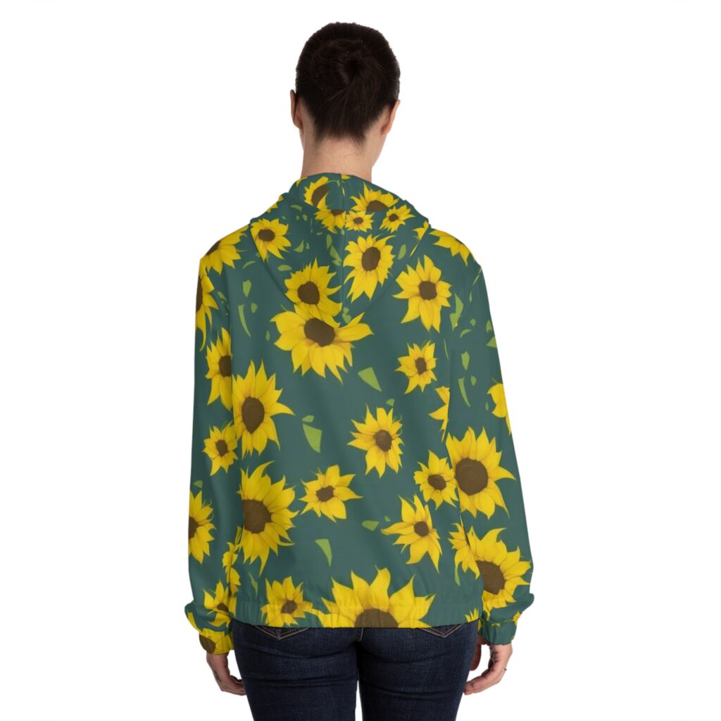 Face the Light Women’s Full-Zip Hoodie (AOP)
