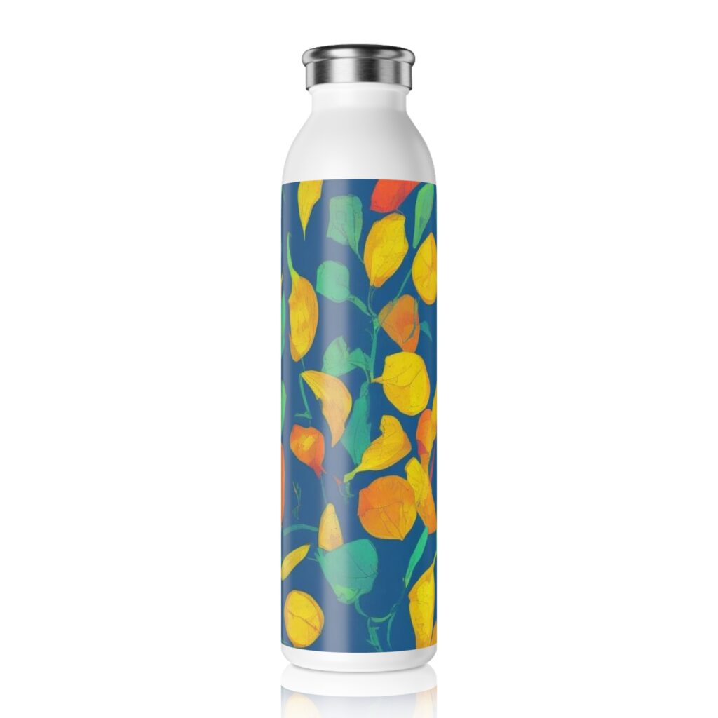 Arranged Image Colorful Plantain Slim Water Bottle