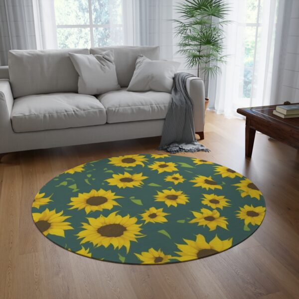 Facing the Sun Round Rug - Image 3