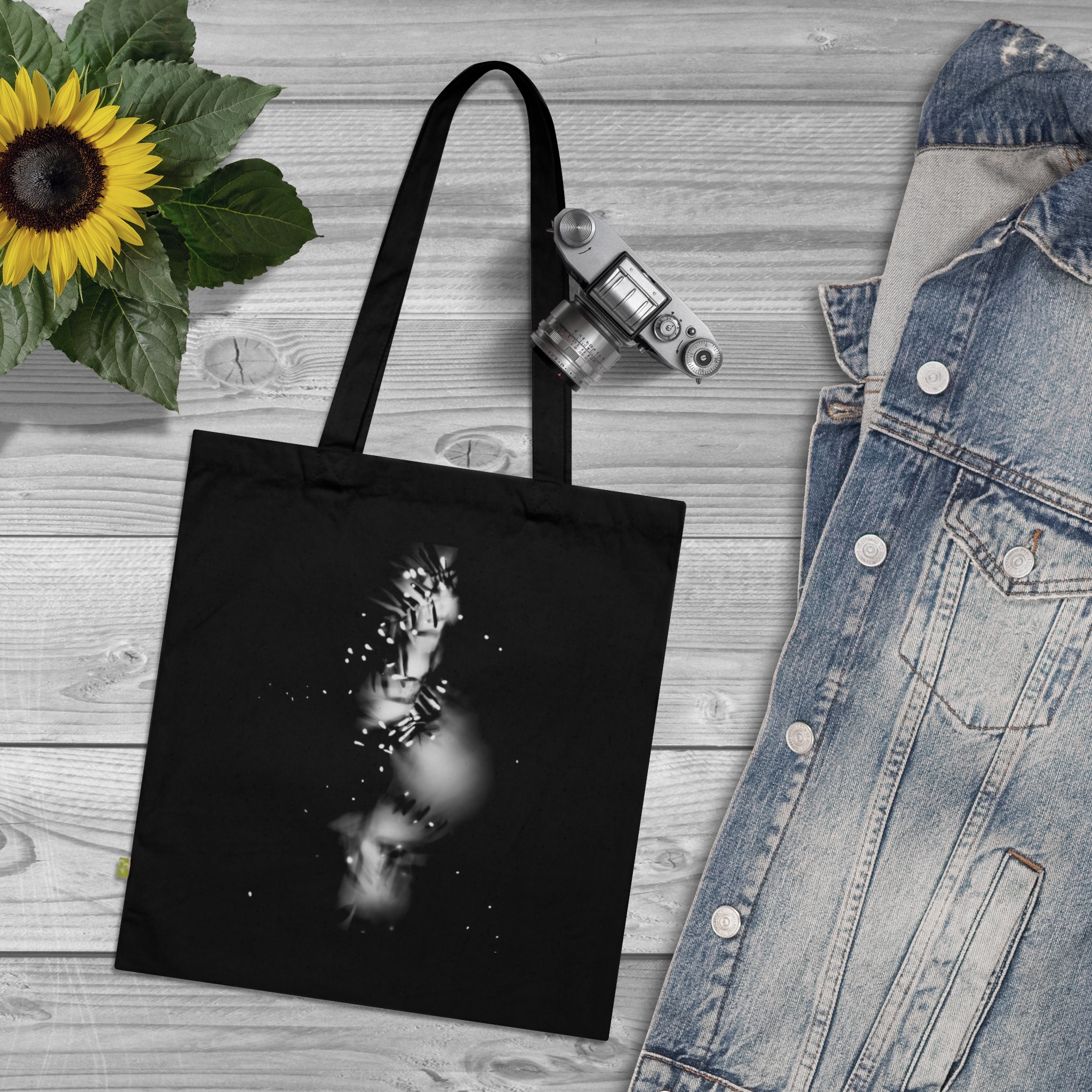 Electrography Pine Needles Organic Cotton Tote Bag - Image 4