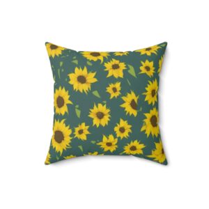 Face the Light Spun Polyester Square Pillow - Image 4