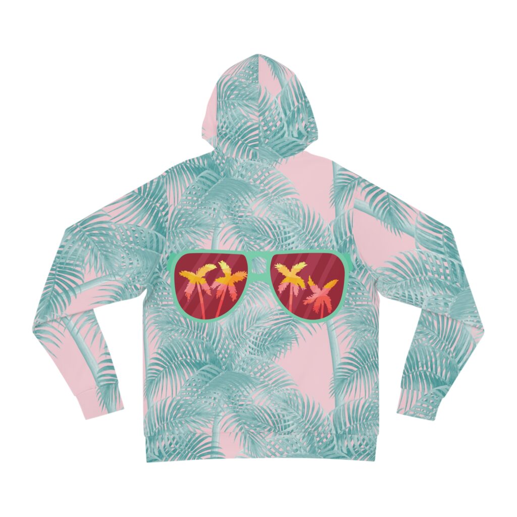 Arranged Image Sunglass Palm Fashion Hoodie (AOP)