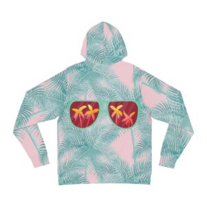 Arranged Image Sunglass Palm Fashion Hoodie (AOP) - Image 2