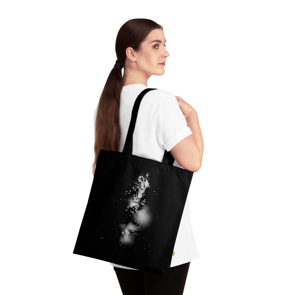 Electrography Pine Needles Organic Cotton Tote Bag