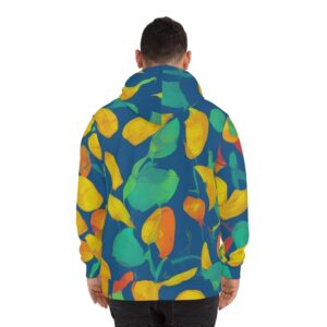 Arranged Image Colorful Plantain Fashion Hoodie (AOP) - Image 4