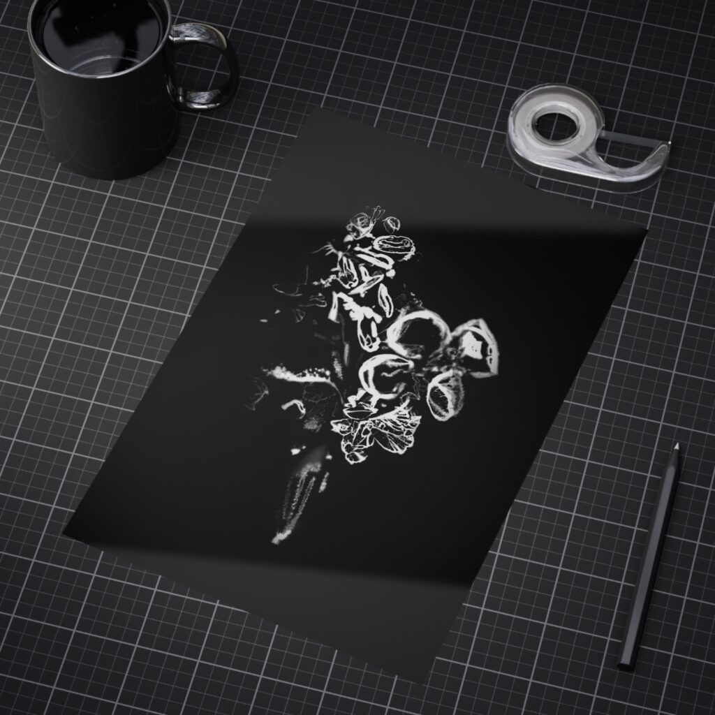 Electrography Flowers Unframed Prints