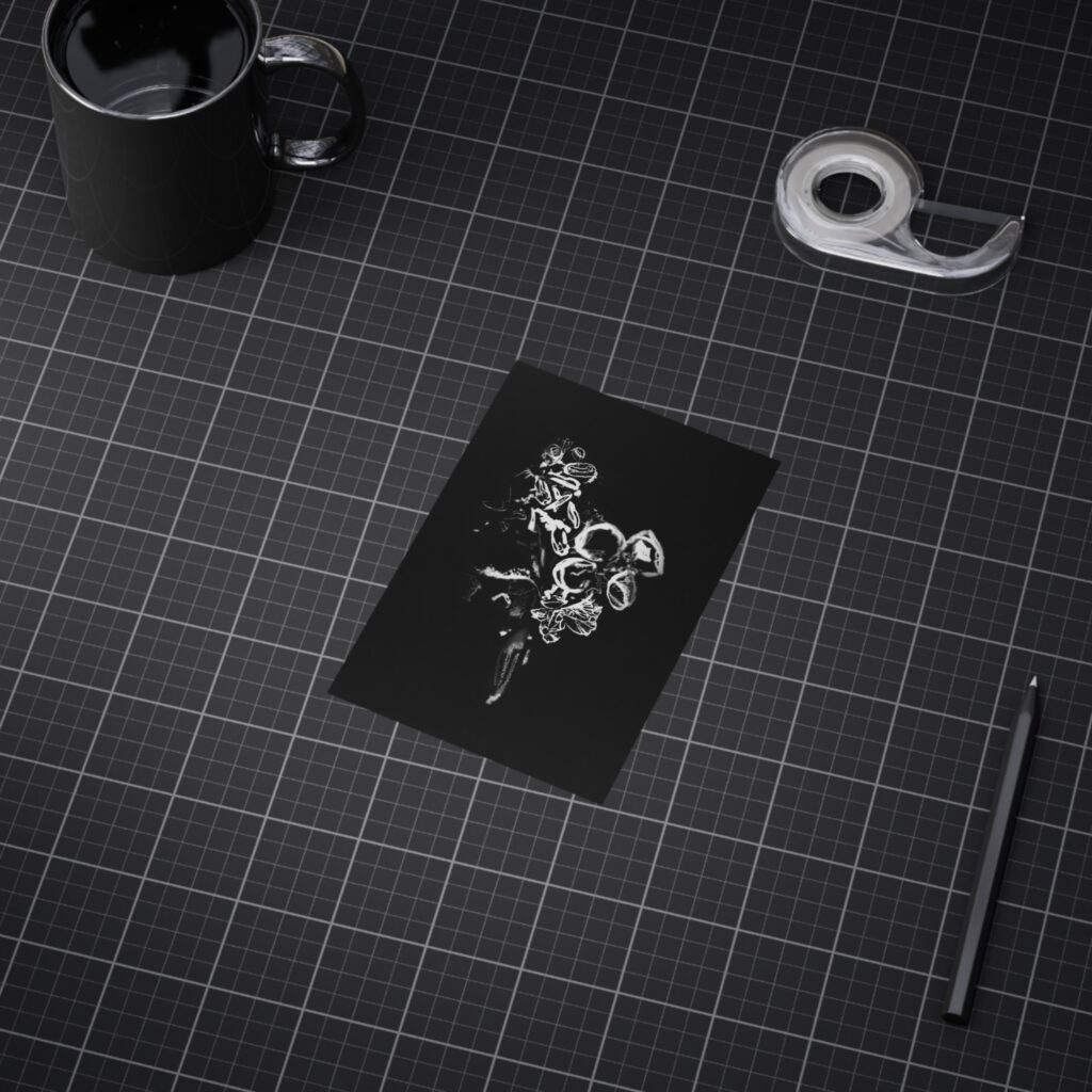 Electrography Flowers Unframed Prints