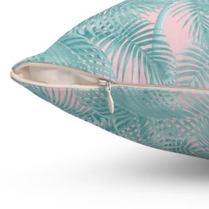 Arranged Image Sunglass Palm Spun Polyester Square Pillow - Image 3