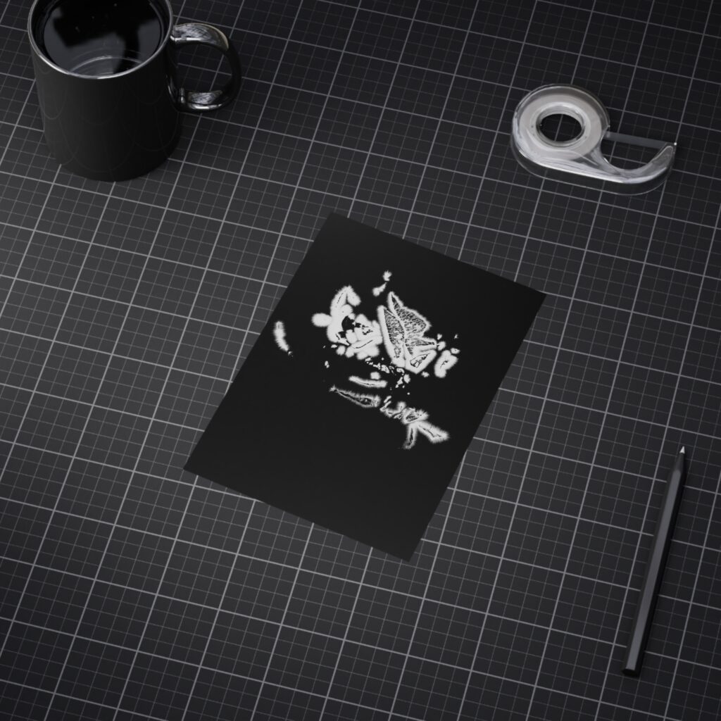Electrography Rose Unframed Prints