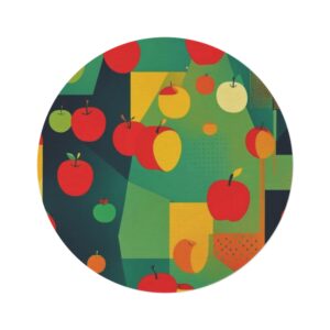 Mod Apple Round Rug - Image 4