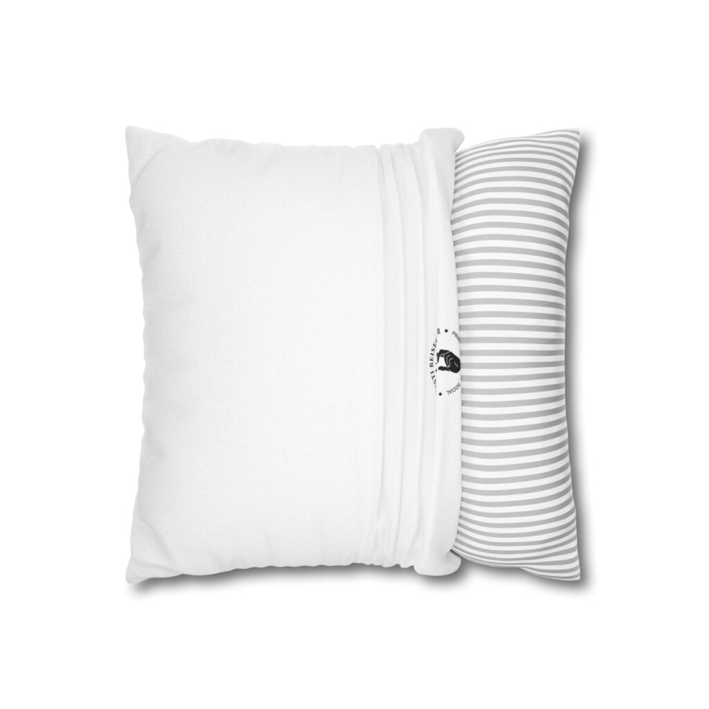 Face the Light Spun Polyester Square Pillow Case
