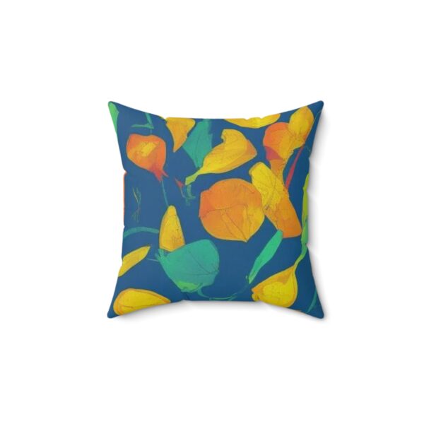 Arranged Image Colorful Plantain Spun Polyester Square Pillow - Image 2