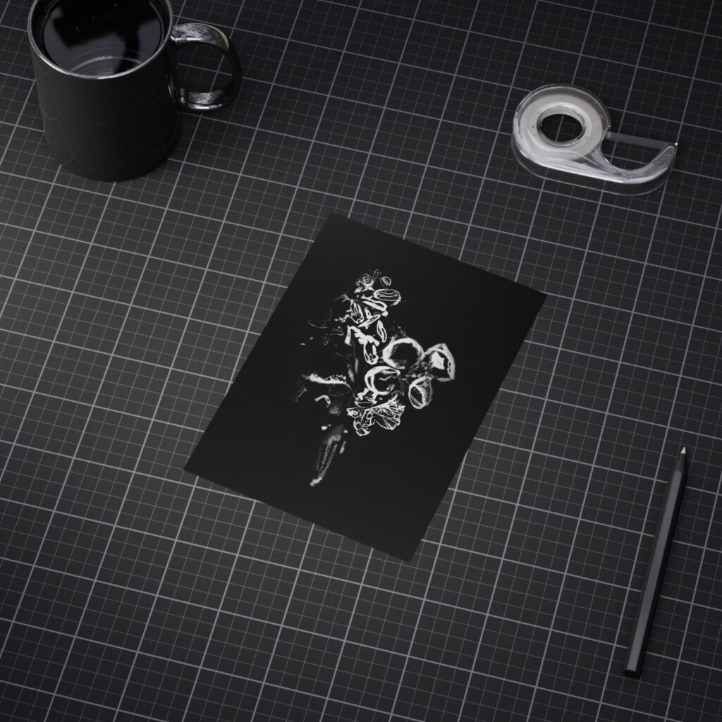 Electrography Flowers Unframed Prints