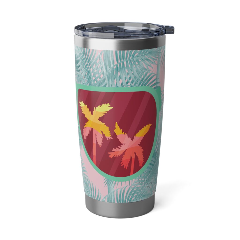 Arranged Image Sunglass Palm Vagabond 20oz Tumbler