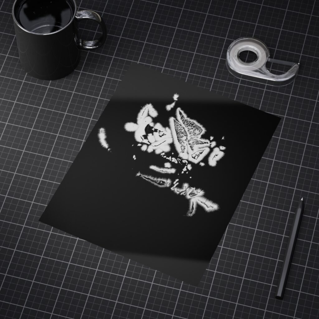Electrography Rose Unframed Prints
