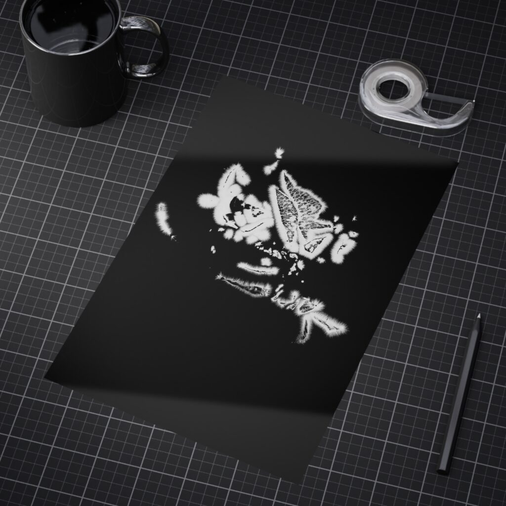 Electrography Rose Unframed Prints