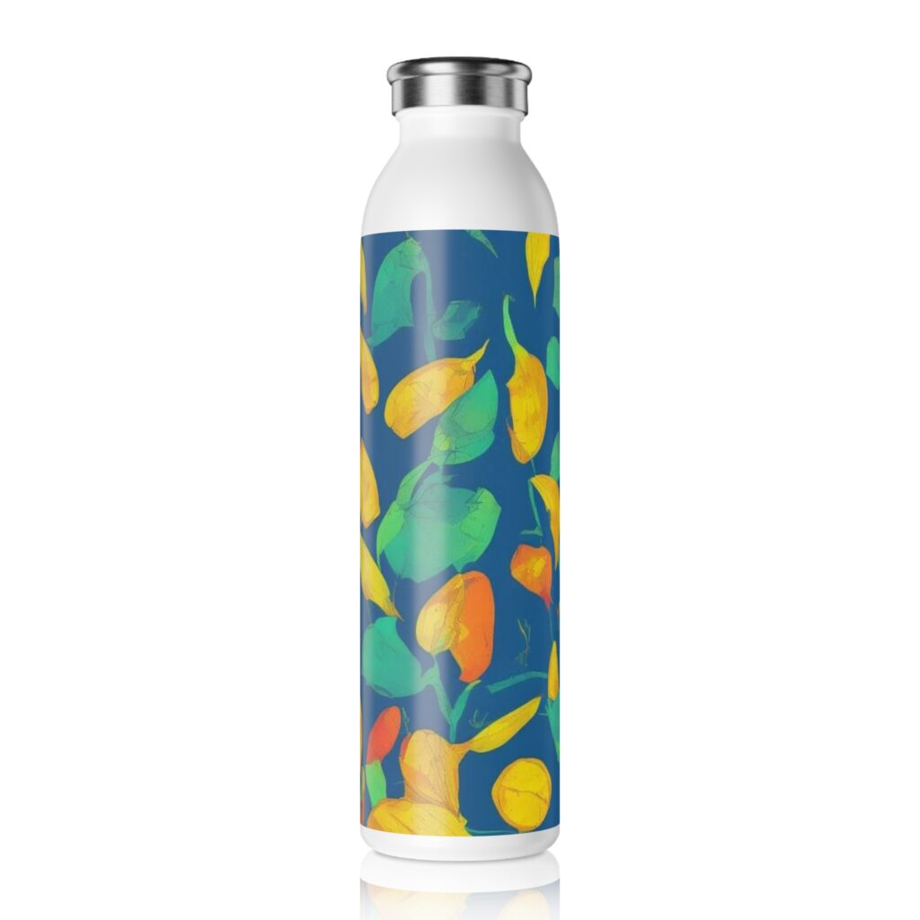 Arranged Image Colorful Plantain Slim Water Bottle