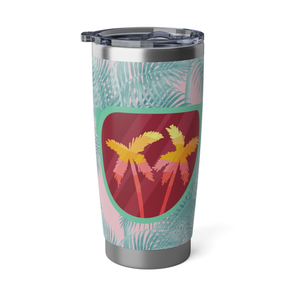 Arranged Image Sunglass Palm Vagabond 20oz Tumbler