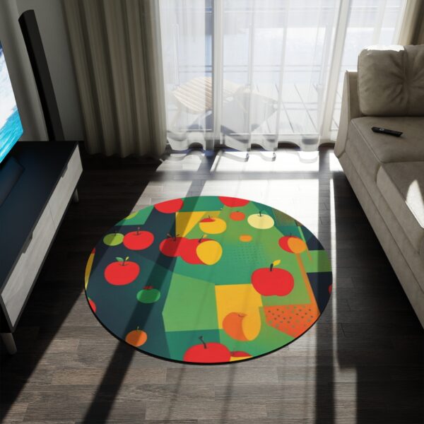 Mod Apple Round Rug - Image 2