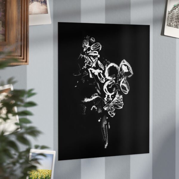 Electrography Flowers Unframed Prints - Image 21