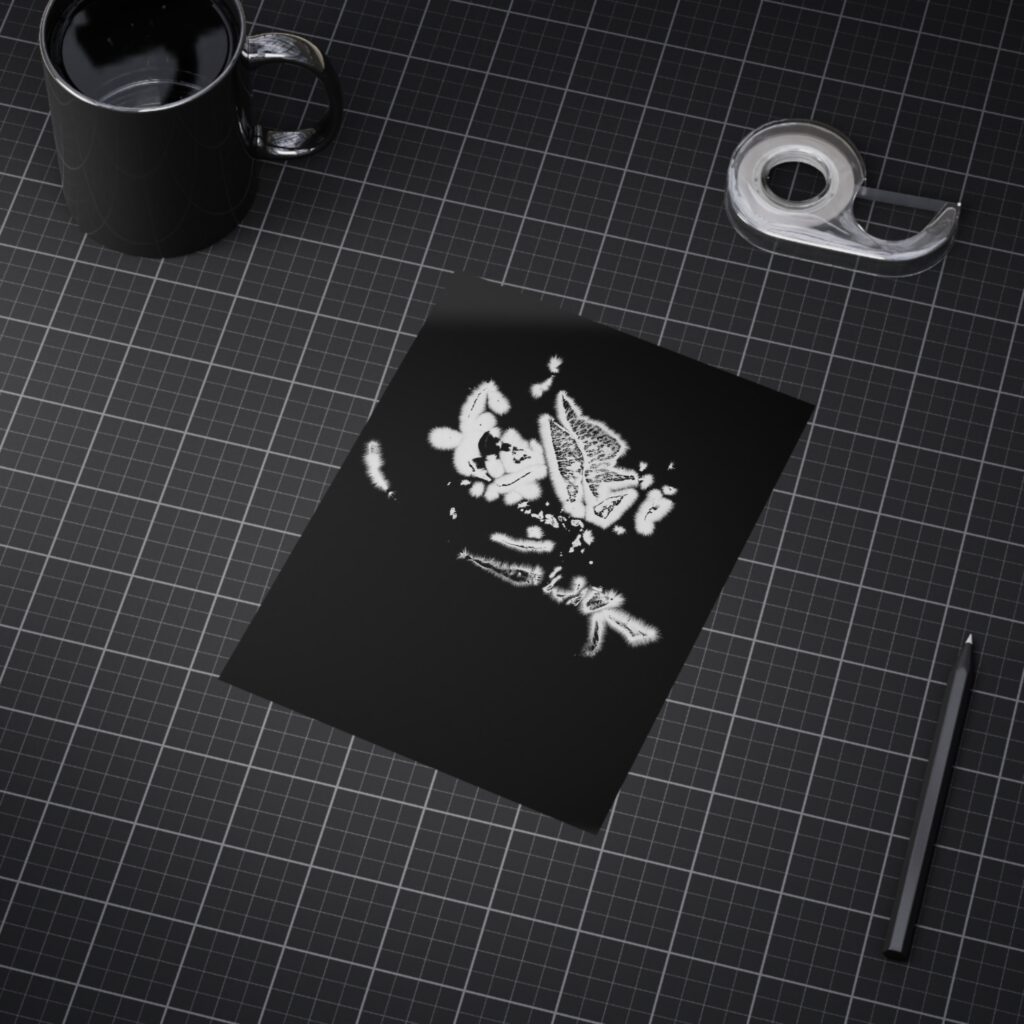 Electrography Rose Unframed Prints