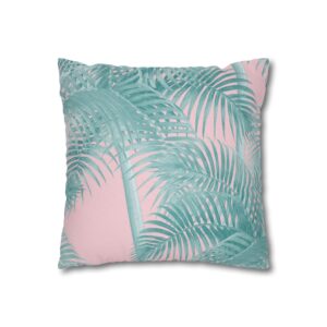 Arranged Image Sunglass Palm Spun Polyester Square Pillow Case - Image 3