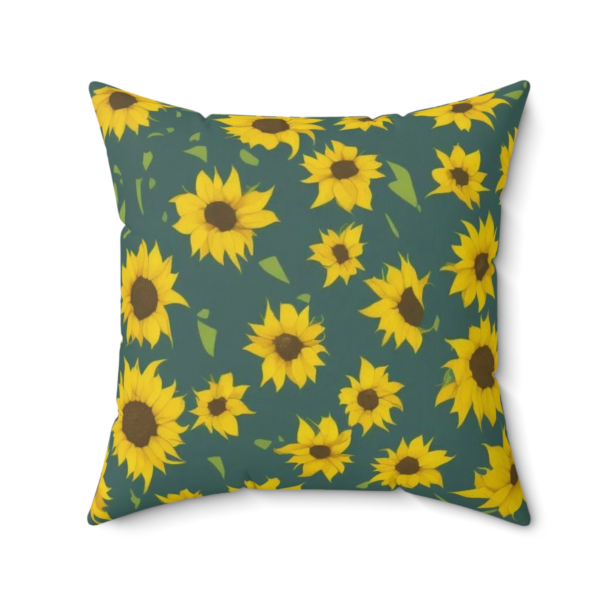 Face the Light Spun Polyester Square Pillow - Image 5