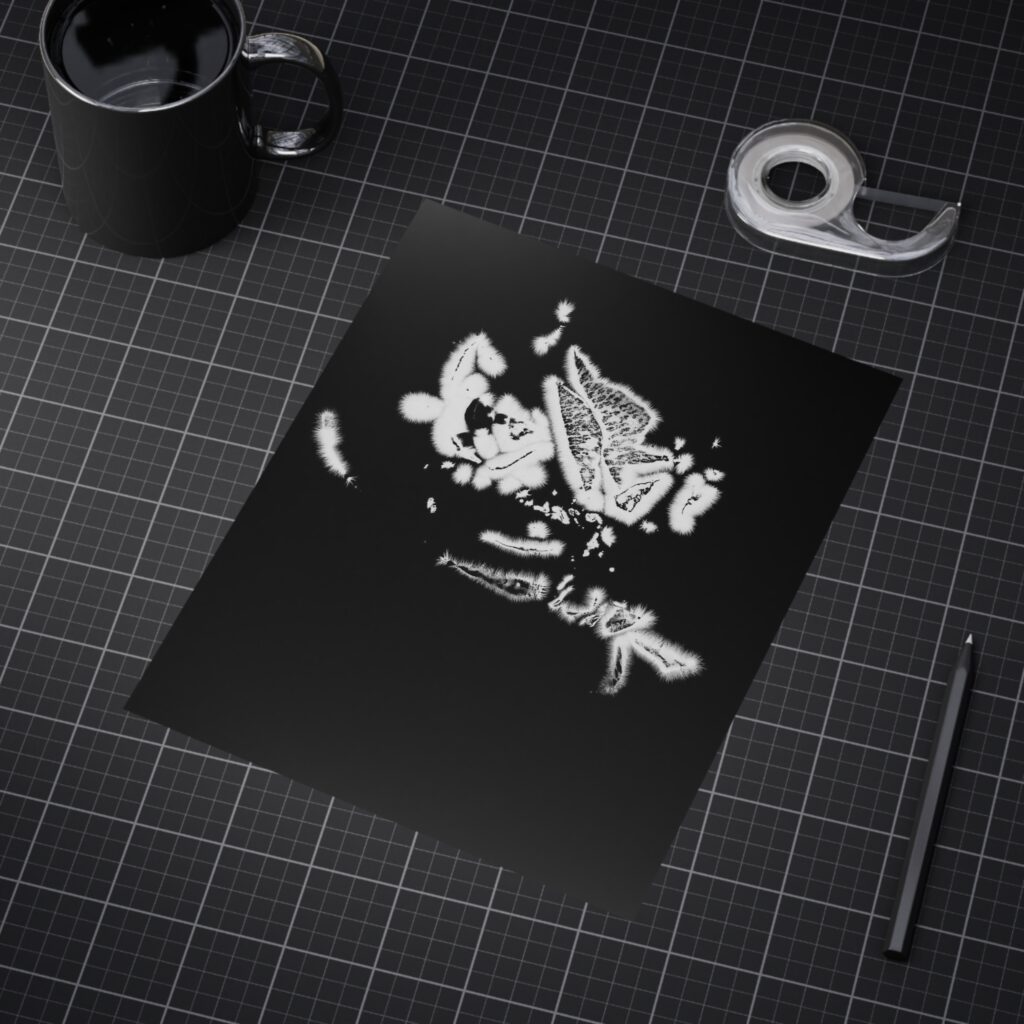 Electrography Rose Unframed Prints