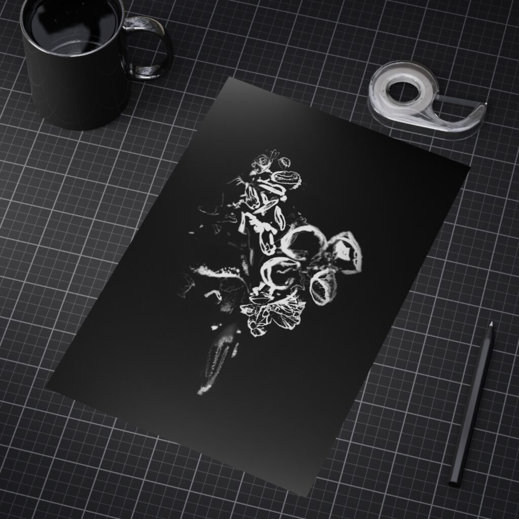 Electrography Flowers Unframed Prints