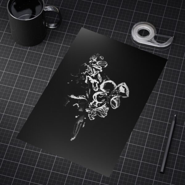 Electrography Flowers Unframed Prints - Image 23