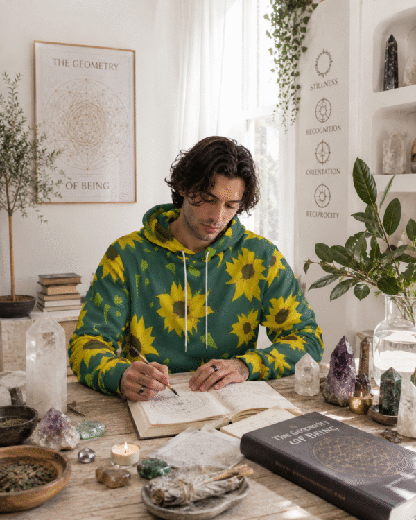 Face the Light Fashion Hoodie (AOP)