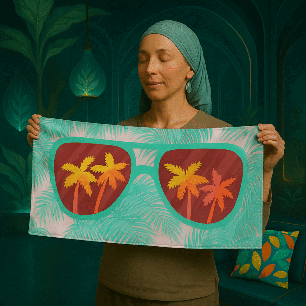 Arranged Image Retro Revive Vintage Visions Beach Towel